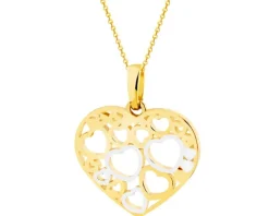 Złota zawieszka - serce