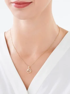 Złota zawieszka - serce, love