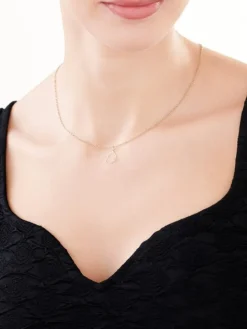 Złota zawieszka - serce, love