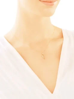 Złota zawieszka - skrzydło