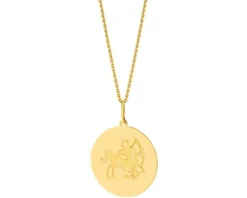 Złota zawieszka - Strzelec