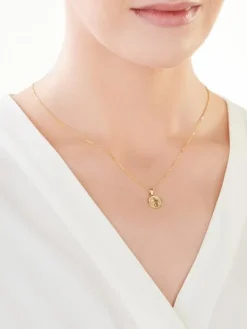 Złota zawieszka - Strzelec