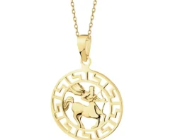 Złota zawieszka - Strzelec