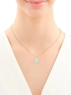 Złota zawieszka - szkło terbowe