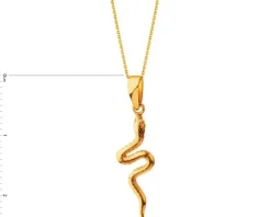 Złota zawieszka - wąż