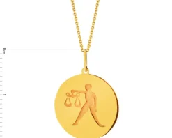 Złota zawieszka - Waga