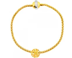 Złota zawieszka beads - gwiazdy