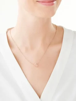 Złota zawieszka z cyrkoniami beads