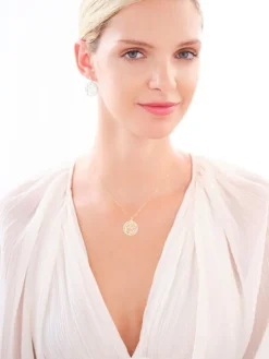 Złote kolczyki - drzewa