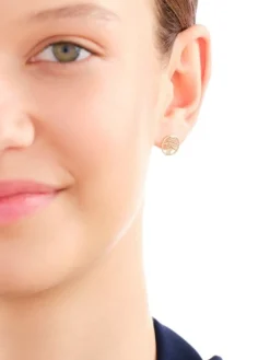 Złote kolczyki - drzewka