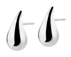 Złote kolczyki - łezki