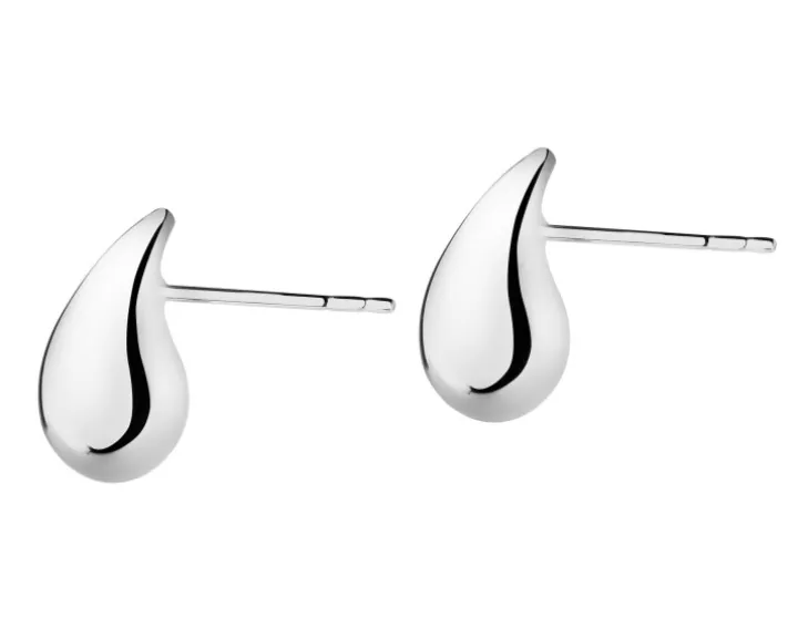 Złote kolczyki - łezki