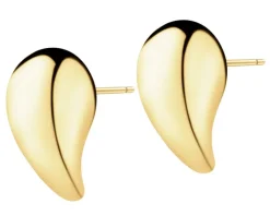 Złote kolczyki - łezki