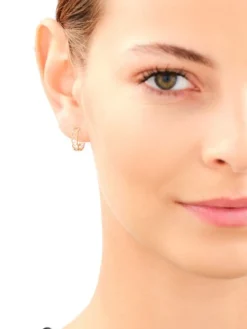 Złote kolczyki - koła