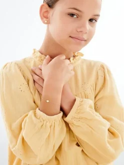 Złote kolczyki - koniczyny