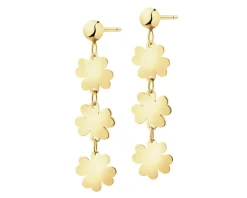 Złote kolczyki - koniczyny