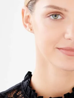 Złote kolczyki - kulki