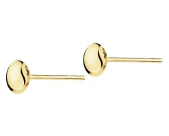 Złote kolczyki - kulki