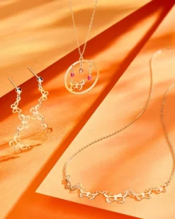 Złote kolczyki - motyle