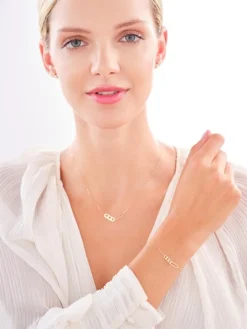 Złote kolczyki - serca