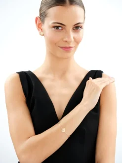 Złote kolczyki - serca