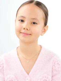 Złote kolczyki i zawieszka - komplet - konie