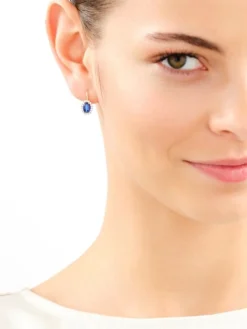 Złote kolczyki z cyrkoniami