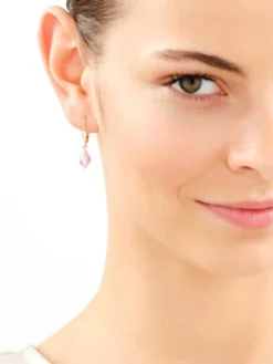 Złote kolczyki z cyrkoniami