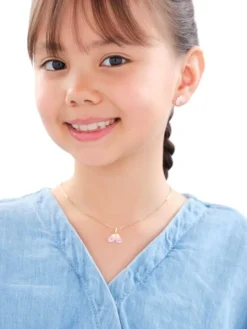 Złote kolczyki z emalią - buciki