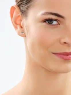 Złote kolczyki z emalią - Looney Tunes, Sylvester, Warner Bros. Discovery