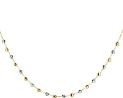 Złoty naszyjnik - ankier z kulkami