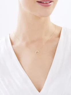 Złoty naszyjnik - drzewko