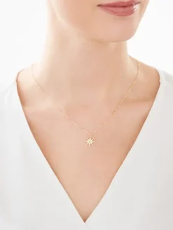 Złoty naszyjnik - gwiazda