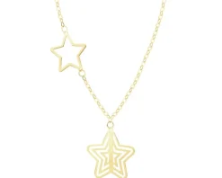 Złoty naszyjnik - gwiazdy