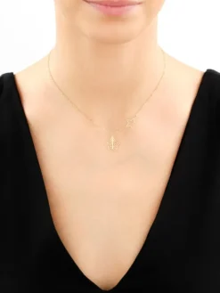 Złoty naszyjnik - gwiazdy