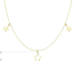 Złoty naszyjnik - gwiazdy