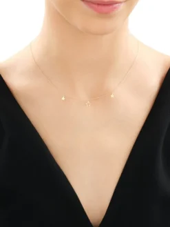 Złoty naszyjnik - gwiazdy