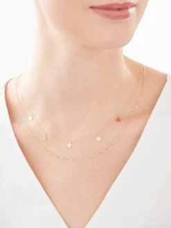 Złoty naszyjnik - gwiazdy