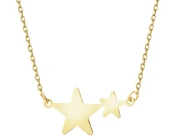 Złoty naszyjnik - gwiazdy