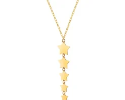 Złoty naszyjnik - gwiazdy