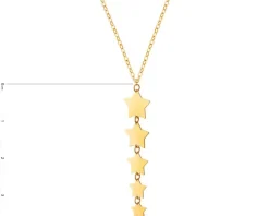 Złoty naszyjnik - gwiazdy
