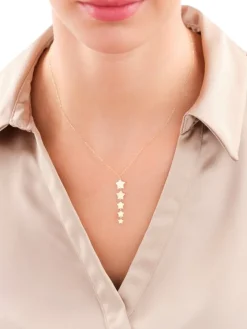 Złoty naszyjnik - gwiazdy