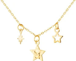 Złoty naszyjnik - gwiazdy