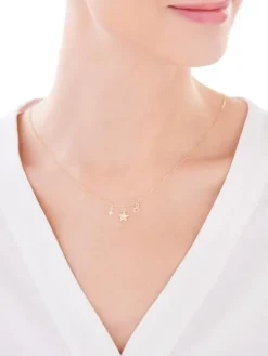 Złoty naszyjnik - gwiazdy