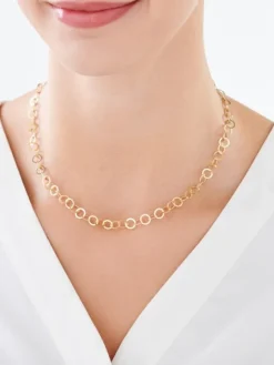 Złoty naszyjnik - koła