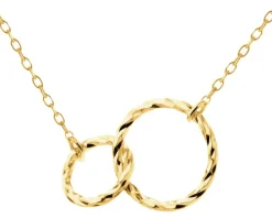 Złoty naszyjnik - koła