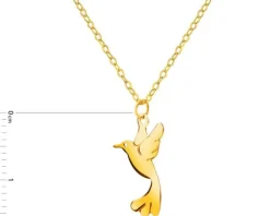 Złoty naszyjnik - koliber