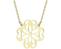 Złoty naszyjnik - koniczyna