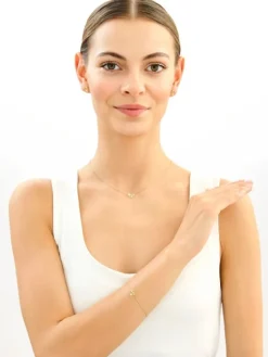 Złoty naszyjnik - koniczyny