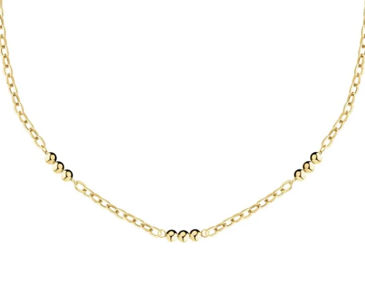 Złoty naszyjnik - kulki